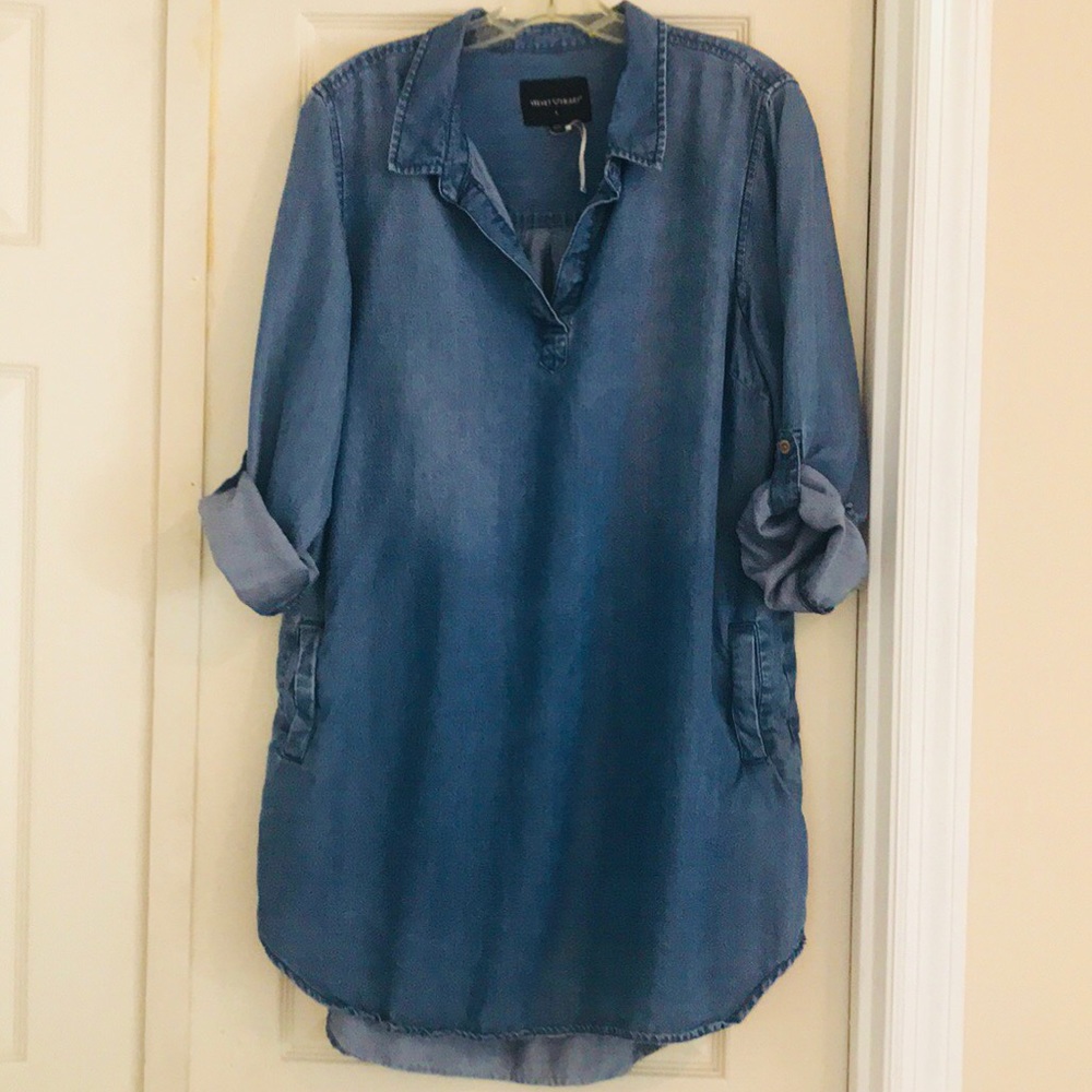 Midi Jean dress